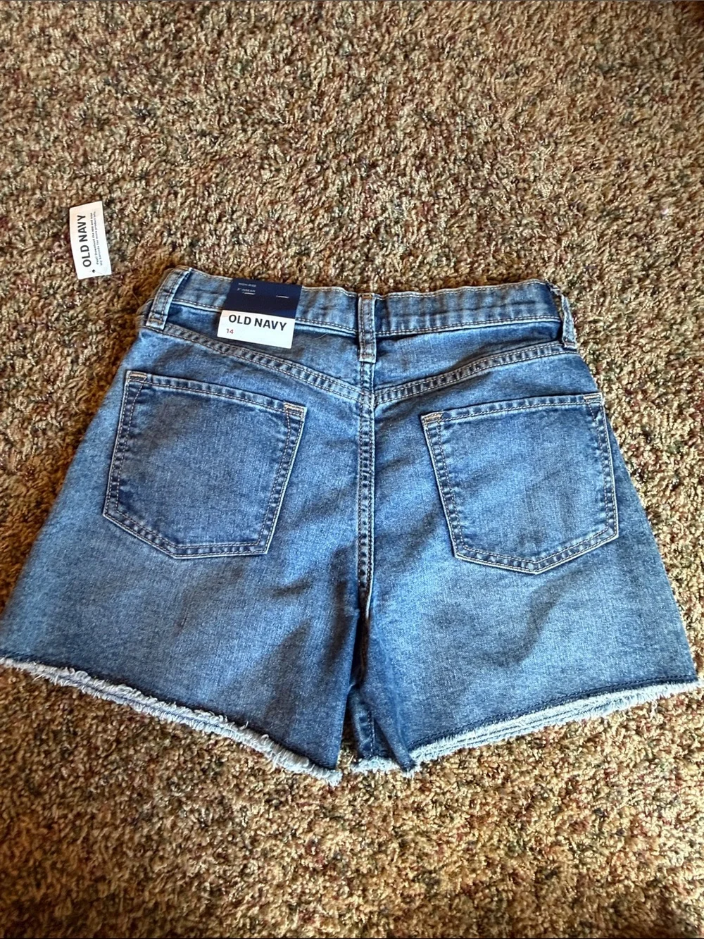 Old Navy Light Blue Denim Cutoff Shorts
